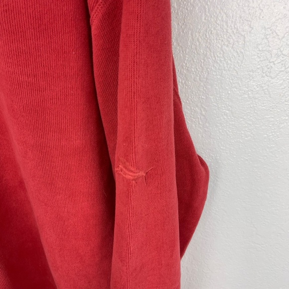 Mens Tommy Bahama Burnt Red Long Sleeve Pullover Cotton Sweater - Picture 9 of 9